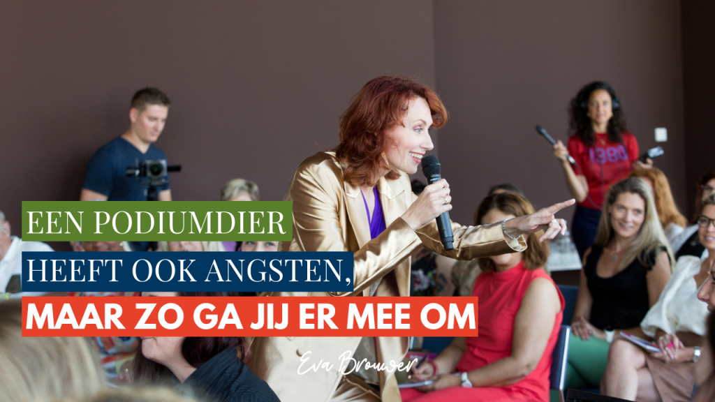 Een podiumdier heeft ook angsten, maar zo ga jij er mee om